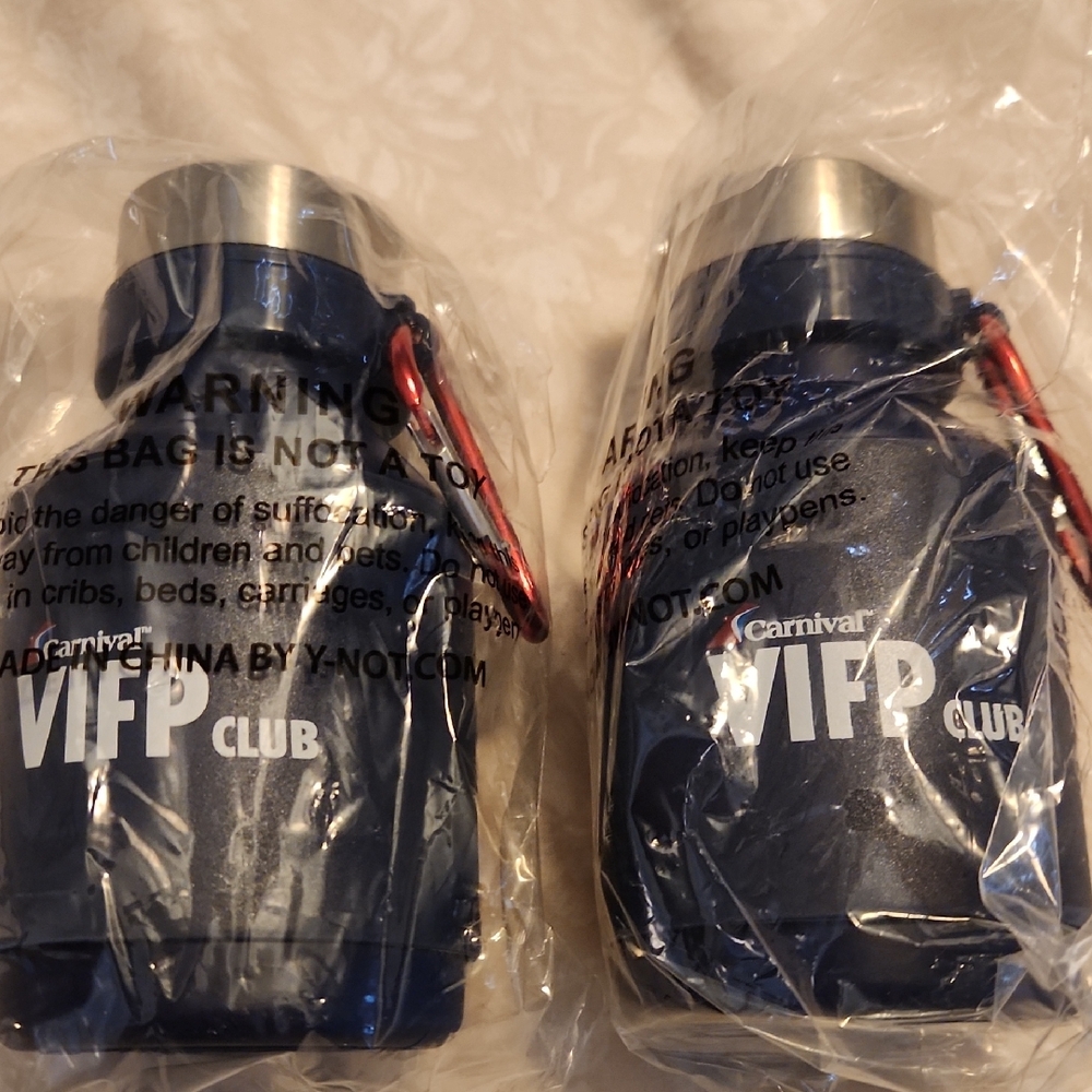 Carnival VIFP Club Blue Water Bottle